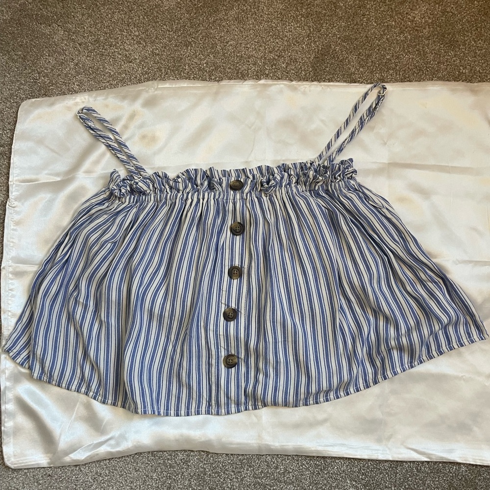 American Eagle Crop Adjustable Spaghetti Strap, D… - image 1